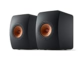 KEF LS50 Wireless II WLAN HiFi Lautsprecher System, Schwarz, Aktivlautsprecher | HDMI | Airplay 2 | Bluetooth | Spotify | T