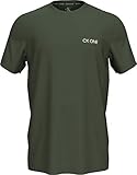 Calvin Klein Herren S/S Crew Neck Pyjamaoberteil, Dunkelgrün, M