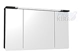 PELIPAL Cassca Spiegelschrank Ink LED Beleuchtung/CS-SPS 02 / Comfort N/B: 120 cm/Weiß G