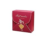 Geschenkboxen Geschenkbox Hochzeit Geburtstagsfeier Multicolor Geschenkbox Frische Bronzing Druck Umschlag Hochzeit Süßigkeiten Schokolade Geschenkboxen 20 stücke Geschenkbox ( Color : A )