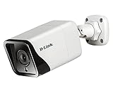 D-Link DCS-4714E Vigilance 4 Megapixel H.265 Outdoor Bullet Camera (2592 x 1520 Pixel, 30m Nachtsicht, H.265, WDR, LowLight+, PoE, IP66, Micro SD slot, ONVIF)