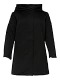 ONLY Carmakoma Damen Carsedona Light Coat OTW Mantel, Schwarz (Black Black), 50-52 Größ