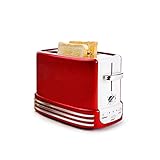 LNLYF 2-Slice-Toaster mit kompaktem Brot-Toaster mit 5 Bräunungseinstellungen Edelstahlgehäuse, Abnehmbarer Krü