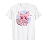 Little Fox Owl - Cute Kawaii Anime - Aesthetic Japanese T-S