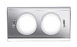 ACTION by WOFI 405802016000 A Wandleuchte, Metall, 11 W, Integriert, chrom, 22 x 11.5 x 5.5