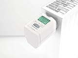 SilverCrest Profi Heizkörper Thermostat digital Intelligenter Heizkörperregler Heizung mit 3 Adaptern, Kindersicherung, Fenster-offen-Erkennung und viele weitere funk