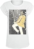 Queen Freddie - Stage Photo II Frauen T-Shirt weiß L 100% Baumwolle Band-Merch, B