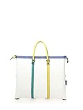 GABS Shopping verwandelbar in Leder Mehrfarbig G3 Super Tg. L Milch + Malachit + Zitrone + Kobalt 0036T3 X1647 F1064 Made in Italy