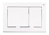 TECE WC- Betätigungsplatte base, Zweimengentechnik, 1 Stück, weiß, 9.240.700