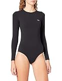 Wrangler Womens Bodysuit T-Shirt, Faded Black, M