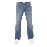 Wrangler Herren Jeans Jacksville Jeanshose Für Männer Baumwolle Bootcut Denim Hose Schwarz Blau w30-w44, Größe:W 32 L 34, Farbe:Vintage Worn (W15BKN95Z)