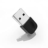 USB Bluetooth Adapter 5.0, Bluetooth Dongle für Windows 10/8/7/Vista/XP Laptop PC, Bluetooth Stick für Bluetooth Lautsprecher, Headset, Tastatur, Maus, Gamecontroller, Drucker, Geringe L