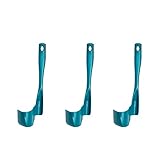 JUSTPENGHUI Haushaltsmischer Zum TM5 / TM6/ TM31 Thermomix Küche Set Rotating Spachtel Portionieren von Speisen Rotating Scraper Multifunktions- Dreh Entfernen Teile Ersatz (Color : 3Pcs Blue)
