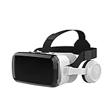 WGLL VR. Headset Virtual Reality Headset, eingebaute Stereo-Kopfhörer, Bluetooth verbunden, 3D-Gläser VR. Goggles kompatibel mit iPhone/Android-Telefonen im Bildschirm 3,5-6,0 Z