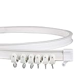 3 Meter Konfektionierbare Biegbar Vorhangschiene für Gerade Bucht Fenster Caravan Top Spanning