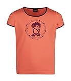 Trollkids Kinder T-Shirt Oppland, Pfirsich/Maulbeere, Größe 104