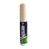SM SunniMix Fugenstift Weißer Fliesenmalstift: Wasserfester Farb- und Versiegelungsstift für Fliesenfugen - Cremegelb