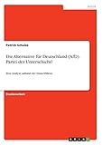 Die Alternative für Deutschland (AfD). Partei der Unterschicht?: Eine Analyse anhand der Sinus-M