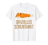 Offizielles Schlafshirt Pyjama Nachthemd Fuchs Fun Geschenk T-S