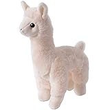 TE-Trend Plüschtier Alpaka Lama Kuscheltier Plüsch Alpaca Stofftier Kinder Spielzeug Geschenk 30cm Beig