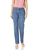 Lee Damen Jeans mit geradem Bein, Relaxed Fit, Meridian, 46 Kurze S