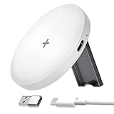 Wireless Charger mit Metalleisenring,15W Induktive Ladestation,Drahtloses ladegerät Geeignet für iPhone 13/12/11/8 plus/12 pro, Samsung Galaxy S21/S20/S10/Note 10/S8/S7, Xiaomi, Huawei,