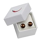 Chili Jewels, Ohrstecker Perle gef. Kugel 6 mm, Braun, B
