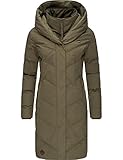 Ragwear Damen Winterjacke Wintermantel Parka mit Kapuze Natalka II Intl. Olive Gr. L