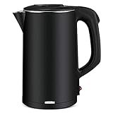 DZX Schnellkochender Wasserkocher,Anti-Verbrühungs-Wasserkocher,2,3L Edelstahl Anti-Trocken-Wasserkocher Schnellkochende automatische Abschaltung für Saft/Milch/Tee Wasserkocher mit großer Kap