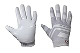 FRG-03 weiß professionell Receiver Fußball Handschuhe, RE, DB, RB (XL)