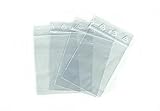 100 zip Beutel 40 x 60 mm-Verschluss-Taschen RV 4 x 6 cm Verschluss EWG Standard konsistent alimentairet Einfrieren Snap