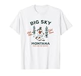 Big Sky, Montana Pants Are For Tourists Funny Ski Pinup T-S