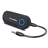 Bluetooth Sender,Bluetooth 5.0 Sender Drahtloser tragbarer Audio Adapter für 3,5-mm Geräte Audio Adapter für TV, PC,Heim Stereoanlag