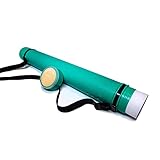 Zeichenrolle Transport Bilderrolle Zeichenrollenköcher Ø8,8 cm Höhe 62-102 cm 6 Farbe (Grün)