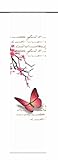 Home Fashion 87616-731 Schiebevorhang Digitaldruck Butterfly, Dekostoff, 245 x 60 cm, F