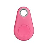 Wardbees Schlüsselfinder, Anti-Lost Keychain Artikel Finder Tracker Handy Lost Alarm Artefact Smart Tag for Schlüssel, Brieftaschen, Hunde, Katzen, Kleine Haustiere Tracer (Color : Red)