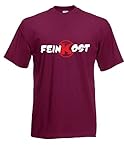 T-Shirt - Feinkost (Bordeaux, XS)