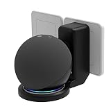 Wandhalterung Halterung Ständer für Echo Dot 4. Generation Steckdose Platzsparende Lösung für Smart Home Lautsprecher Ohne Unordentliche Kabel Oder Schrauben (Black)