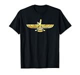Faravahar Zarathustra Symbol Zeichen Iran Flügel Falke T-S