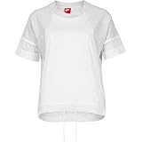 Nike Ss Bonded Damen T-Shirt L Grün/Weiß (Birch Heather/White/White)