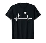 Herzschlag Drohne Puls EKG - Lustiges Drohnen T-Shirt T-S