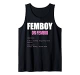 Femboy Definition Crossdressing Tank Top