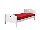 Vipack 'Autobett ambe9014 Amori Bett Holz Weiß 90 x 200 