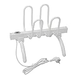 YXZQ Elektrischer Schuhtrockner Freistehender Thermostat Schuhtrockner, Haushalt Aluminiumlegierung 2 Paar Sockenschuhe Luftentfeuchter und Kleiderbügelwärmer Trockner Trockeng