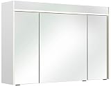 Pelipal Quickset 359 Spiegelschrank Treviso III, Holzdekor, Weiß Hochglanz, 20,0 x 105,0 x 70,0