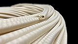 RS1-2HE PVC-Kantenschutz mit Stahleinlage, Klemmbereich 0,8-2mm, Helllelfenbein, 8x5,5mm (5m)