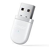 ORICO Bluetooth USB Adapter Plug & Play ，USB Bluetooth Adapter Stick V 5.0 EDR für PC, Switch, PS4, PS4 Pro - bis 10m Reichweite - Kein Treiber erforderlich - Weiß