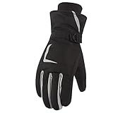 RENSLAT HWQX-ST11. Radfahren Touch screenhandschuhe Schnee Winter Windstopper Winddicht wasserdicht warm Schnee Outdoor Sport Thermisch dick Dicke Handschuhe (Color : B, Size : L)