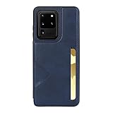 SGGFA Schutzhülle für Samsung Galaxy S21 Ultra Note 20 Ultra S20 S10 Plus (Leder, Kartenfach)