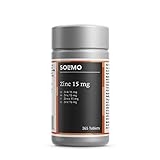 Amazon-Marke: Solimo Nahrungsergänzungsmittel mit Zink 15 mg, 365 Tab